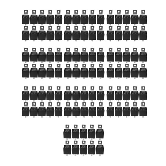 50 Pcs 5 Pin 12V Relay Switch (SPDT) (30/40 Amp) 12 Volt Automotive Relay for Automotive Fans,50 x Relay,Black