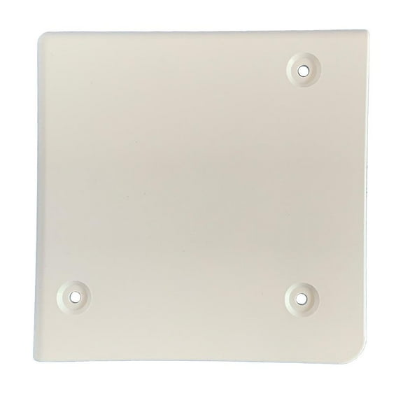 B&B Molders RV 5-1/8" Square Slide-out Extrusion Cover, White