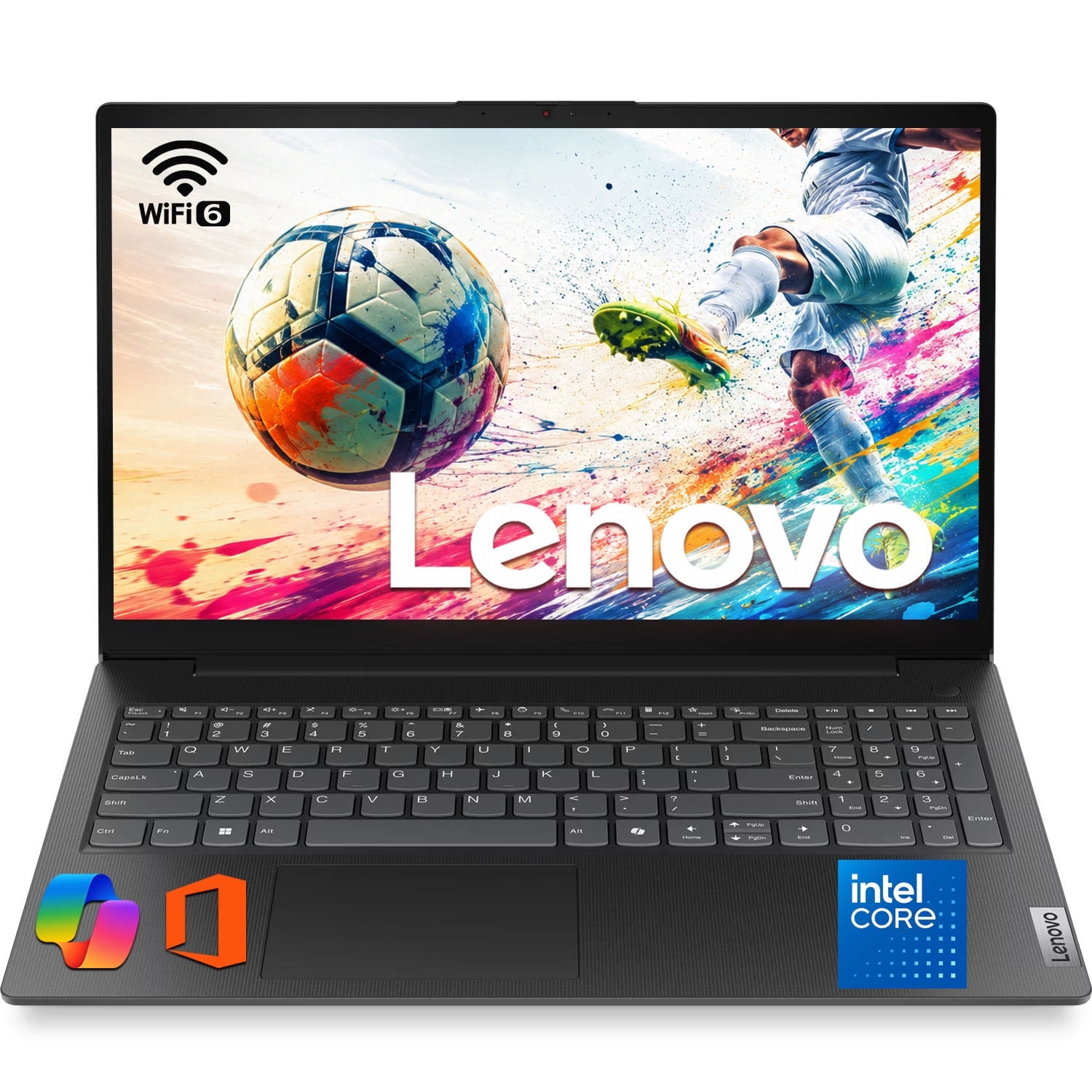 Lenovo V15 Productivity Beast | 15.6" Anti-Glare FHD Display | Powerful Everyday Performance | 8GB DDR5 RAM | 256GB High-Speed SSD | Wi-Fi 6 | Copilot-AI-Ready | Windows 11 Pro | MS 365 for the web