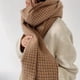 thumbnail image 4 of Bufanda grande de rejilla cálida de invierno a la moda, 4 of 5