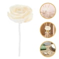 thumbnail image 2 of 2 difusores de aroma con forma de flor: difusor de aceites esenciales con mecha de algodón de repuesto para fragancias del hogar, decoración de oficina, dormitorio, aroma beige., 2 of 6