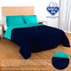 thumbnail image 4 of Edredón King Size Spring Air Turquesa Azul Marino Reversible, 4 of 6