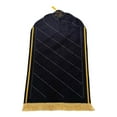 thumbnail image 4 of GUOOL Arch Shape Flannel Prayer Rug, Carpet Praying Mat Salat Rug Doormat Area Rug Non Black Large, 4 of 9