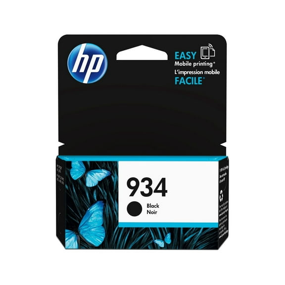 HP 934 Black Original Ink Cartridge, ~400 pages, C2P19AN#140