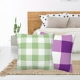 thumbnail image 4 of SHIYAO 45*45cm Christmas Plaid Stripe Flax Pillowcase Simple Home Decoration Double-sided Pillowcase Sofa Cushion Cover, 4 of 6