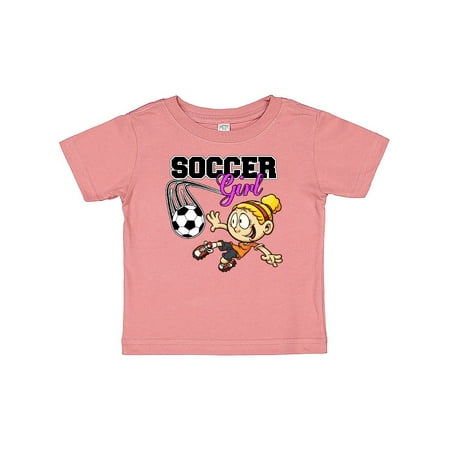

Inktastic Soccer Girl Gift Baby Girl T-Shirt