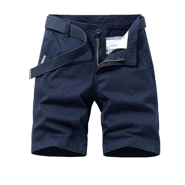 Leutsin Short pour Homme à Poches, Fermeture Éclair, Résilience, Temps Libre, Pantalon de Travail