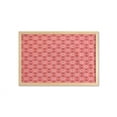 thumbnail image 1 of Coral Wall Art with Frame, Seasonal Flower Pattern with Petal Leaves the Spring Blooms Like Feminine Romantic Design, Printed Fabric Poster for Bathroom Living Room, 35" x 23", Coral, by Ambesonne, 1 of 2