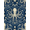 Navy Blue Ivory, Pattern 7, variant on ODIKA Maritime Octopus Tentacle Curling Wave Nautical Border Motif Stain Resistant Low Profile for Dorm Room, Small Living Apartment