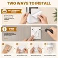 thumbnail image 4 of INCTUO Cup Dispenser Wall Mounted Bathroom Cup Holder, 3oz-5oz Disposable Paper Cup Plastic Cup Dispenser, Water Cooler Dispenser Cup Holder with Paste Plate for Home Office Hospital Gym, 4 of 7