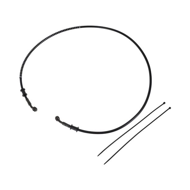 Manguera de aceite de freno de motocicleta de 120 cm, cable de atadura de embrague hidráulico para motocicletas, bicicletas de tierra, ATV, negro