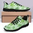 thumbnail image 4 of Marijuana Shoes Womens Mens Road Running Shoes Tennis Walking Sneakers Black Size 10, 4 of 5