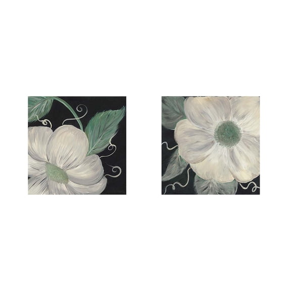 Great Art Now Dogwood by Roey Ebert 2 Piece Print Art Set Each 12"W x 12"H
