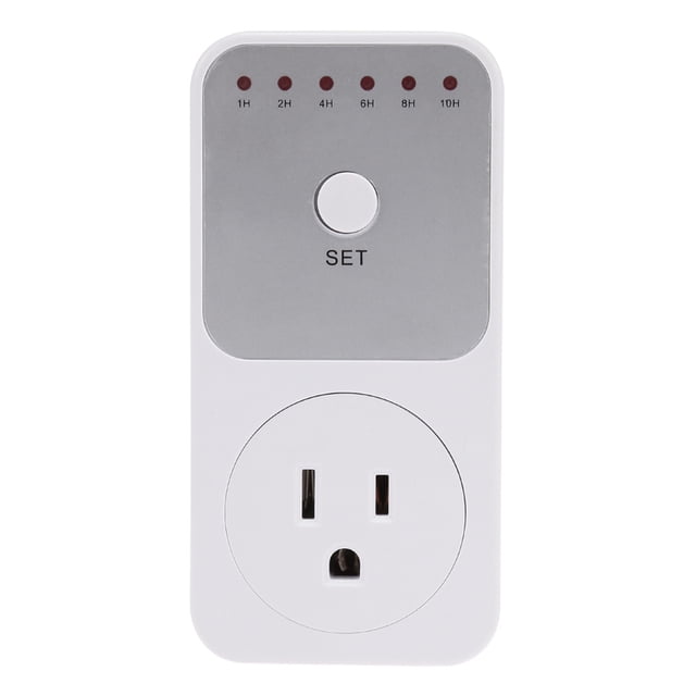 Timer Power Socket 1-10 horas Interruptor de cuenta regresiva Temporizador de apagado doméstico Toma de corriente, enchufe de EE. UU. Kearding HA006144-02B