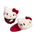 thumbnail image 5 of Diadema de peluche con forma de Hello Kitty para otoño e invierno, horquilla de felpa con lazo para el intestino grueso, accesorios para el cabello para niña, cabeza de juguete KT, 5 of 5