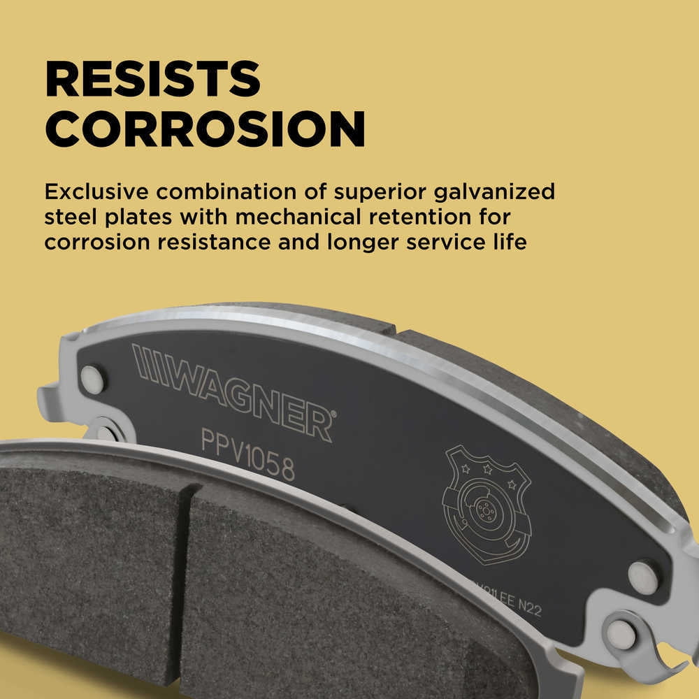 Wagner Brake PPV1057B Police Pursuit Vehicle Rear Disc Brake Pad Set