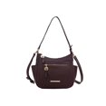 thumbnail image 2 of MKF Collection Wally Vegan Leather Women's Crossbody Bag, Sleek Shoulder Purse Handbag by Mia K - Chocolate, 2 of 3