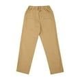 thumbnail image 6 of CPNG Boys' Slim Fit Stretch Elastic Waist Chino Pants Kids Straight Leg School Uniform Yonth Casual Pants(Khaki,8-9 Years), 6 of 7