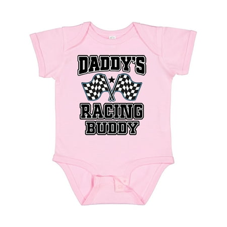 

Inktastic Daddys Racing Buddy Car Flags Gift Baby Boy or Baby Girl Bodysuit