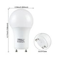 thumbnail image 7 of TORCHSTAR Dimmable GU24 LED Light Bulb, 60W Equivalent 2 Prong Light Bulbs, 3000K WarmWhite, 9.5W, 800 Lumens, UL & ES Listed, A19 Shape Bulbs, GU24 Twist Lock Base, Pack of 4, 7 of 7
