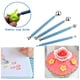 thumbnail image 3 of 14 Uds herramienta de mano para decoración de pasteles, pluma para escultura de Fondant, utensilios con cuchillas, doble bola de Metal, juegos de herramientas de modelado de pasta de goma, 3 of 5