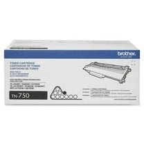 Brother Genuine TN750 Black High-yield Printer Toner Cartridge