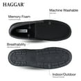 thumbnail image 3 of Haggar Mens Venetian Slipper Indoor/Outdoor House Shoe with Memory Foam Comfort, 3 of 9