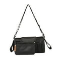 thumbnail image 2 of Bolsa colgante para cochecito, bolsa de almacenamiento para cochecito, cochecito ligero de gran capacidad, bolsa de pañales, organizador para compras Negro, 2 of 9