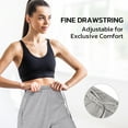 thumbnail image 6 of Women's Casual Sports Versatile Leg Sweatpants, Drawstring - Waist Comfortable with Stretch and Pockets M, 6 of 7