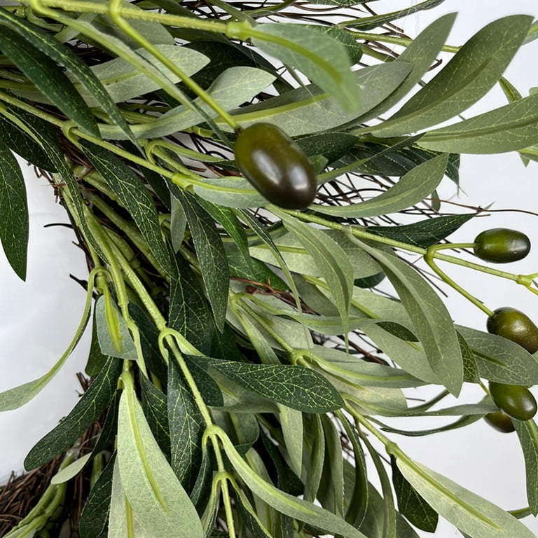 Handmade Fresh Olive Branch Greenery Garland for Wedding, Home Decor,  Holiday Party, Christmas Decor 