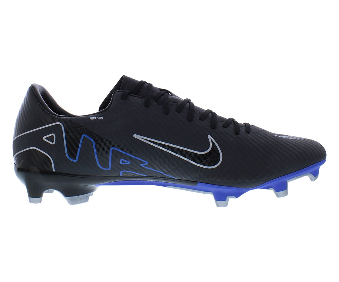 NIKE Men's Football Shoe, Black Chrome Hyper Royal, 8.5