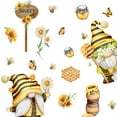 thumbnail image 2 of Pegatina para Ventana Ganfancp Abeja Anciano Girasol Enano Colorido Doble Cara 1X Adhesivo Mural, 2 of 6