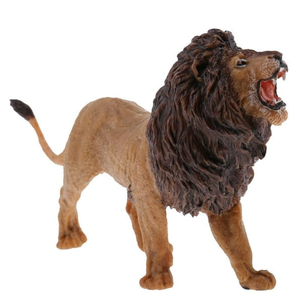 de acción realistas de salvajes, modelo de , juguete para para , decoración para hogar León Hugo Figura de animal realista