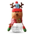 thumbnail image 1 of Naiovety Tarro de dulces de Navidad Santa Claus Elk botella de almacenamiento tapa transparente galleta Navidad caja de adorno desmontable Kits de decoración para fiestas Alce, 1 of 6
