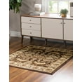 thumbnail image 3 of Rugs.com Aditi Collection Rug – 4' Square Brown Low Rug Perfect For Living Rooms, Kitchens, Entryways, 3 of 9