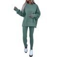 thumbnail image 2 of Yokua Women Tracksuits 2 Piece Athletic Outfits Sweatsuits Long Sleeve Top Legging, 2 of 11