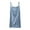 Light Blue, variant on Kaemgyyd Pajama Tops for Women Plus Size Soft Loose Scoop Neck Sleepwear Casual Solid Color Sleeveless Spaghetti Strap Flowy Shirt