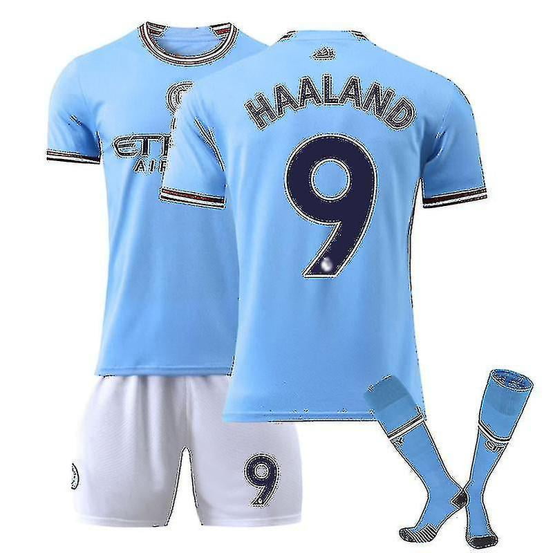 2022-2023 Manchester City Local Haaland 9 Camiseta de fútbol
