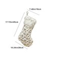 thumbnail image 3 of Christmas Snowflake Christmas Socks Soft Thick Socks Candy Bags Holiday Decorations Christmas Tree Hangings, 3 of 7