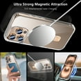 thumbnail image 2 of ShellTech Clear Case for iPhone 16 Pro with Camera Control Capture Button,Shockproof Transparent TPU Case Compatible with MagSafe Metal Ring Holder Kickstand Cover,Black, 2 of 6