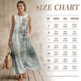 thumbnail image 5 of FOR U DESIGNS Crane Forest Print Matchable Couples' Outfit Sleeveless Womens Linen-Like Shirt with Pocket Mens Button Down Shirt for Travel, 5 of 7