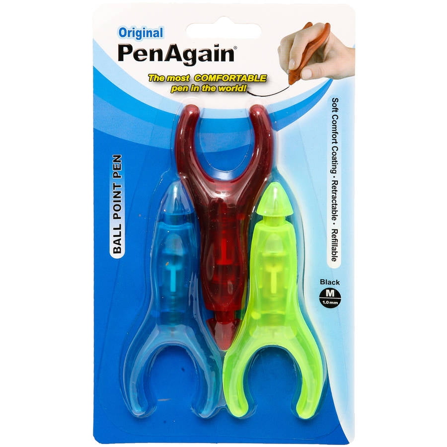 PenAgain Original 1.0mm 3pk, Assorted - Walmart.com - Walmart.com