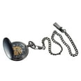 thumbnail image 3 of Visol Quincy Black Matte Mechanical Pocket Watch, 3 of 4