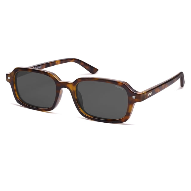 Gafas de sol SOJOS Trendy Rectangle Polarized SJ2610 Marrón