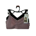 thumbnail image 3 of Joyspun Women's 2-Pack Maternity Ribbed Cotton Nursing Bralette, Sizes S-XXXL, 3 of 8