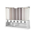 thumbnail image 2 of Dispensador de Cereales Macarena Dispensador de Alimentos Secos Cubo de Arroz de Granos Integrales 6 Compartimentos Transparentes a Prueba de Humedad, 2 of 8