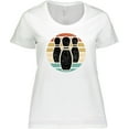 thumbnail image 3 of Inktastic Bowling Sunset for Bowler Silhouette Bowling Pins Women's Plus Size T-Shirt, 3 of 5
