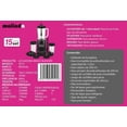 thumbnail image 5 of Procesador de Alimentos AMERICAN 15 Pzas Pica Exprime Muele Tritura 4515 negro, 5 of 5