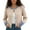 Beige-A, variant on QHFBli Womens Cropped Cardigan Sweaters Button Down Open Front Long Sleeve Fall Trendy Color Block Knit Coats