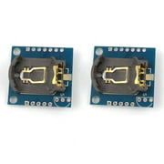 2PCS I2C RTC DS1307 AT24C32 réél temps horloge Module pour Arduino AVR bras PIC SMD